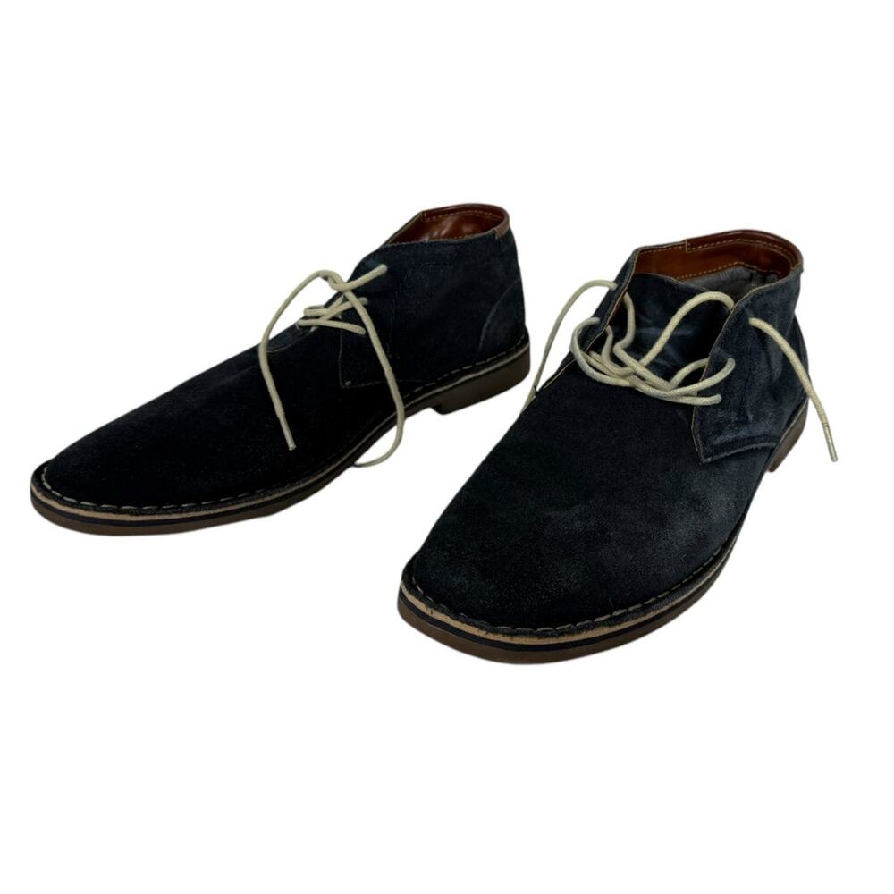 Kenneth Cole Reaction Dress Shoes Men's Size 10 Blue leather